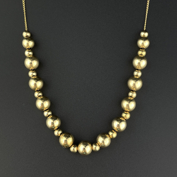 Fine Jewellery 14KT Gold Bead Necklace | The Pen Centre