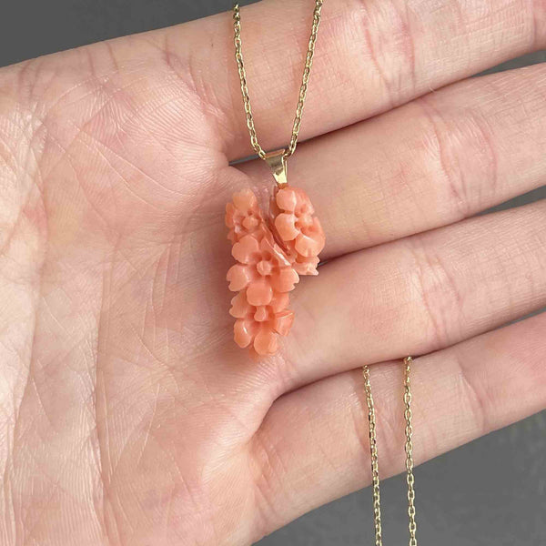 Mixed Media Coral Necklace and Earring Set With Reversible Scarf and  Coordinating Earrings Coral Sticks Carved Coral - Etsy
