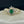 Load image into Gallery viewer, Vintage 10K Gold Pear Cut Emerald Baguette Diamond Halo Ring, Sz 8 1/4 - Boylerpf
