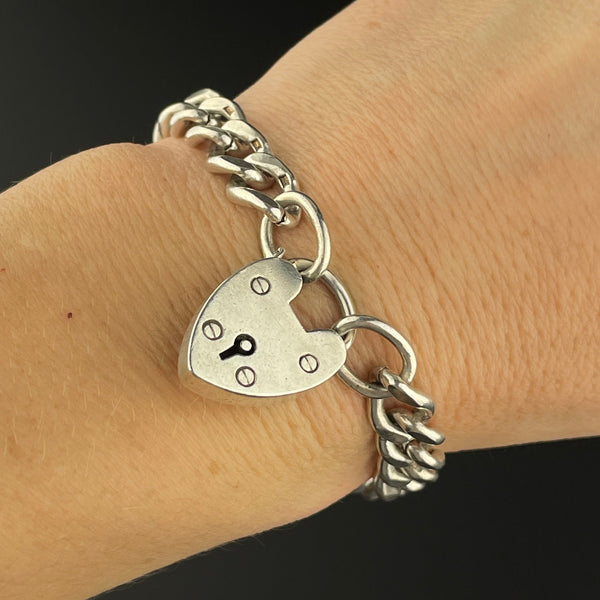 Heart Chain Bracelet | Fast Delivery Crafted by Silvery Jewellery