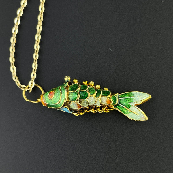 Gioia Gold Fish Necklace