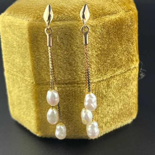 Diamond Accent Twist Drop Earrings | Jewelry by Johan - Jewelry by Johan