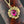 Load image into Gallery viewer, 14K Gold Art Nouveau Forget Me Not Ruby Pendant Necklace - Boylerpf
