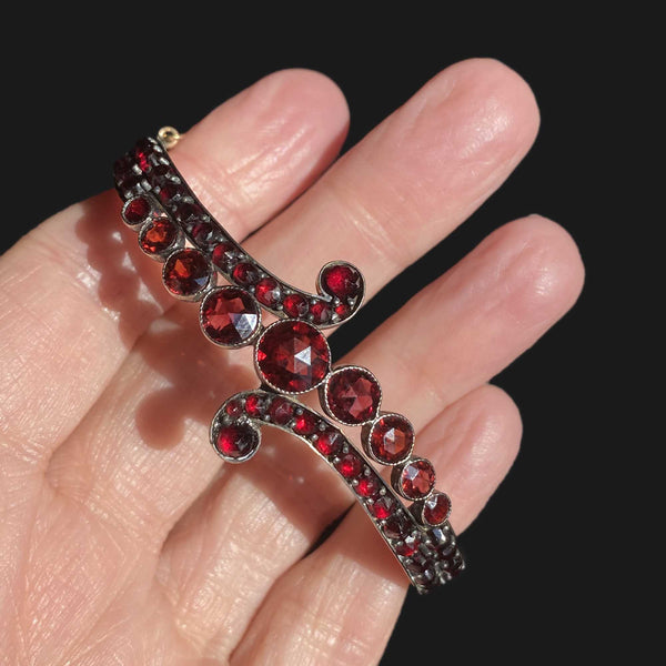 Antique Victorian Bohemian Garnet Bracelet - Boylerpf