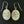 Load image into Gallery viewer, Vintage 14K Gold Crane Jade Dangle Earrings - Boylerpf
