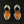Load image into Gallery viewer, Silver Garnet Amber Leaf Stud Drop Earrings - Boylerpf
