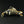 Load image into Gallery viewer, Vintage Gold Vermeil Black Enamel Articulated Fish Pendant - Boylerpf
