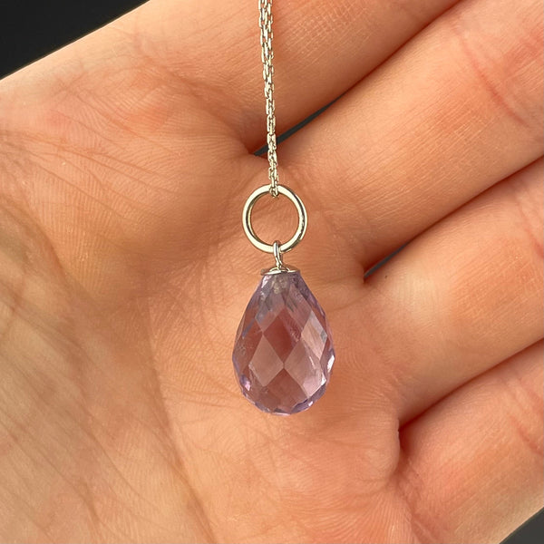 Amethyst Necklace Diamond Accents Sterling Silver | Kay Outlet