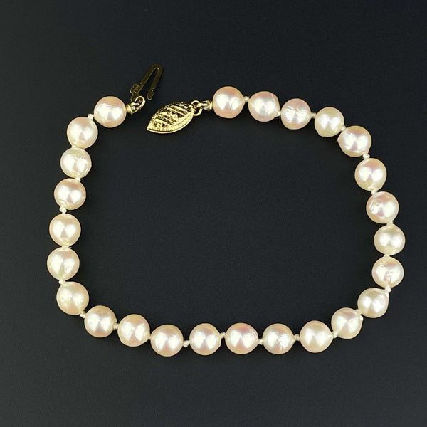 FN033 (AA+ 7 mm Multicolor Freshwater Cultured Pearl Necklace 14k Yellow Gold  Clasp, 18