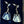 Load image into Gallery viewer, Vintage Silver Moonstone Carved Pagoda Blue Japanese Earrings - Boylerpf
