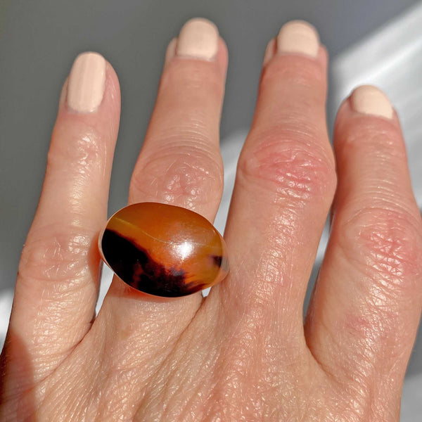 Antique Victorian Rare Carved Tortoise Shell Ring – Boylerpf