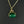 Load image into Gallery viewer, Gold Spinner Chrysoprase Fob Pendant Necklace - Boylerpf
