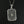 Load image into Gallery viewer, Antique Art Deco 14K White Gold Camphor Glass Diamond Rock Crystal Necklace - Boylerpf
