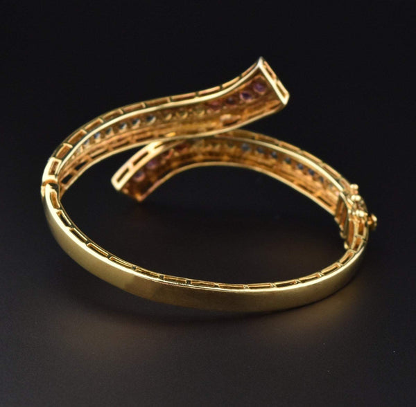 Silver Gold Vermeil MultiColored Sapphire Bracelet ON HOLD - Boylerpf