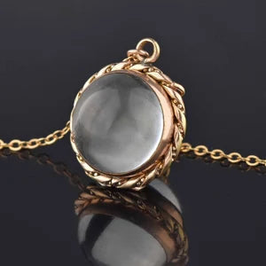 Antique Pools of Light Rock Crystal Locket - Boylerpf